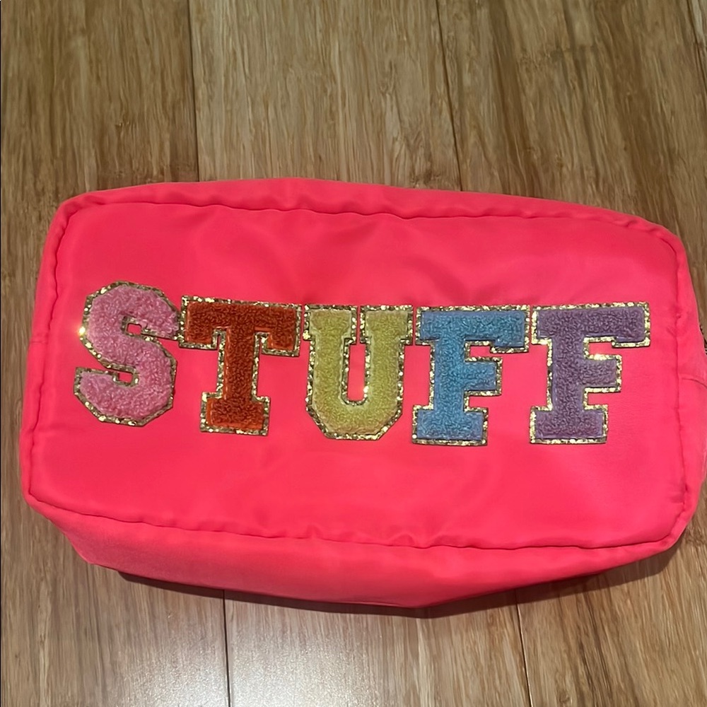 Vibrant Pink Pencil Case / Makeup bag